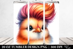 Cute Macaw with Vibrant Colors 20 Oz Tumbler Product Image 2