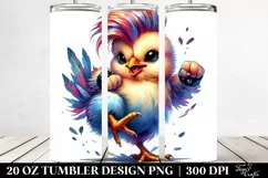 Expressive Baby Chicken Dancing, 20 Oz Tumbler Product Image 2