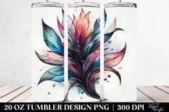 Abstract Crocus, Material | 20 Oz Tumbler Product Image 2