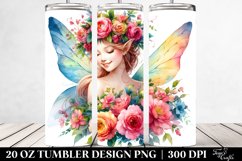 Smiling Fairy Tumbler | 20 oz Tumbler Product Image 2