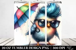 Vibrant Baby Bird 20 Oz Tumbler Product Image 2