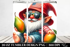 Pastel Gnome Sunglassesand USA Collor | 20 Oz Tumbler Product Image 2