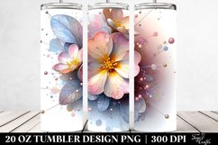 Pastel Shiny Primrose Tumbler | 20 oz Tumbler Product Image 2