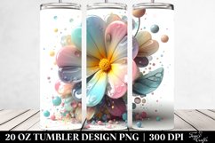 Pastel Shiny Primrose Tumbler | 20 oz Tumbler Product Image 2