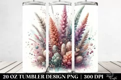 Pastel Heather Watercolor 20 Oz Tumbler Product Image 2