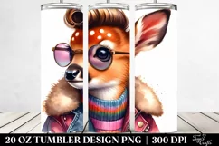 Vibrant Baby Deer 20 Oz Tumbler Product Image 2