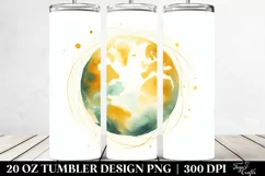 Yellowish Whimsical Earth | 20 oz Tumbler Product Image 2