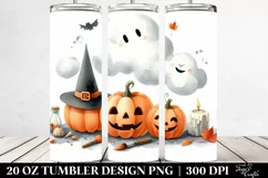 Simple Funny Pumpkin Halloween Clipart 20 Oz Tumbler Product Image 2