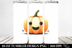 Simple Funny Pumpkin Halloween Clipart 20 Oz Tumbler Product Image 2