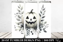 Washed Jack-O'-Lantern Clipart, High-Res 20 Oz Tumbler Product Image 2