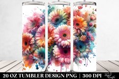 Colorful Gerbera Petals | 20 oz Tumbler Product Image 2