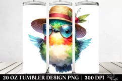 Colorful Cute Hummingbird | 20 oz Tumbler Product Image 2