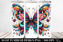 Colorfull Wimsicall Butterfly | 20 oz Tumbler Product Image 2