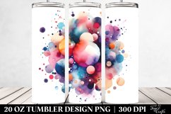 Colorful Watercolor Particles | 20 Oz Tumbler Product Image 2