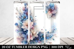 Glossy Delphinium Clipart 20 Oz Tumbler Product Image 2