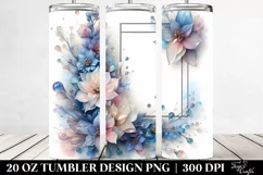 Glossy Delphinium Clipart 20 Oz Tumbler Product Image 2