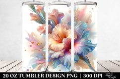 Glossy Gladiolus Tumbler Product Image 2
