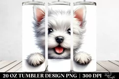 Cute Funny West Highland White Terrier | 20 Oz Tumbler Product Image 2