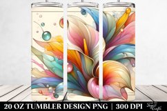 Shiny Calla Lily Tumbler Product Image 2