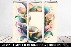 Shiny Calla Lily Tumbler Product Image 2