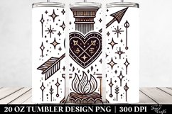 Love 20 Oz Tumbler Png Product Image 2