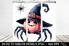 Simple Funny Spider Halloween Clipart 20 Oz Tumbler Product Image 2