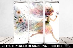 Whimsical Fairy Running Clipart Product Image 2