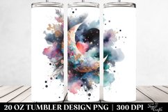 Colorful Watercolor Splash with Silver Foil and Stains | 20 Product Image 2