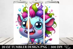 Crazy Baby Rhino Tumbler Product Image 2