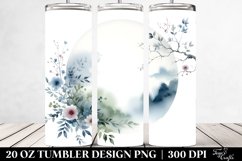 Washed Watercolor Ghost Tumbler Product Image 2