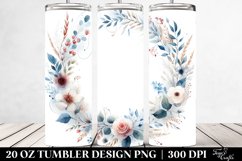 Washed Watercolor Ghost Tumbler Product Image 2