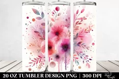 Colorful Pinkish Background | 20 Oz Tumbler Product Image 2