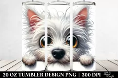 Cute Funny West Highland White Terrier Tumbler | 20 Oz Product Image 2