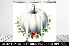 Watercolor Pumpkin Tumbler Product Image 2