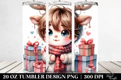 Expressive Brittany 20 Oz Tumbler Christmas Theme Product Image 2