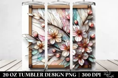 Abstract Pastel Cherry Blossom made of , Transparent 20 Oz Product Image 2