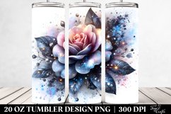 Shiny Camellia with Dust Particles. 20 Oz Tumbler Design Product Image 2