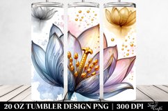 Shiny Detailed Tulip Tumbler | 20 Oz Product Image 2