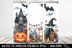 Funny Halloween Scene | 20 oz Tumbler Product Image 2