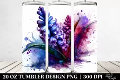 Glossy Hyacinth | 20 Oz Tumbler Product Image 2