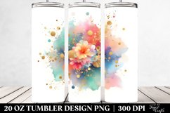 Colorful Splash Golden Foil | 20 Oz Tumbler Product Image 2