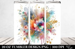 Colorful Splash Golden Foil | 20 Oz Tumbler Product Image 2