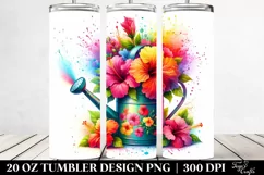 20 Oz Tumbler Sublimation | Vibrant Colorful Sprinkling Can Product Image 2