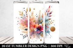Colorful Splash Golden Foil | 20 Oz Tumbler Product Image 2