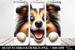 Cute Funny Shetland Sheepdog Tumbler | 20 Oz Product Image 2