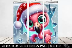 Cute Baby Flamingo Clipart Product Image 2