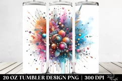 Colorful Splash Metallic Drips | 20 Oz Tumbler Product Image 2