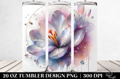 Crocus with Metallic Insertions | 20 oz Tumbler Product Image 2