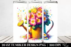 20 Oz Tumbler Sublimation | Vibrant Colorful Sprinkling Can Product Image 2