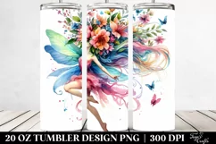 Jumping Fairy Floral | 20 oz Tumbler Product Image 2